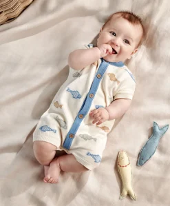 Knitted Cream Romper