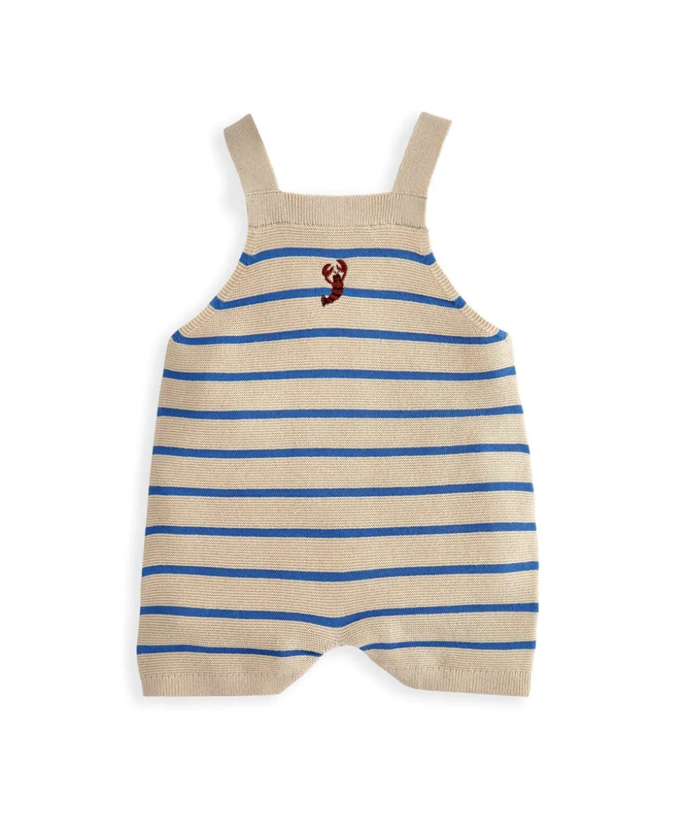 Knitted Dungarees & T-Shirt Set
