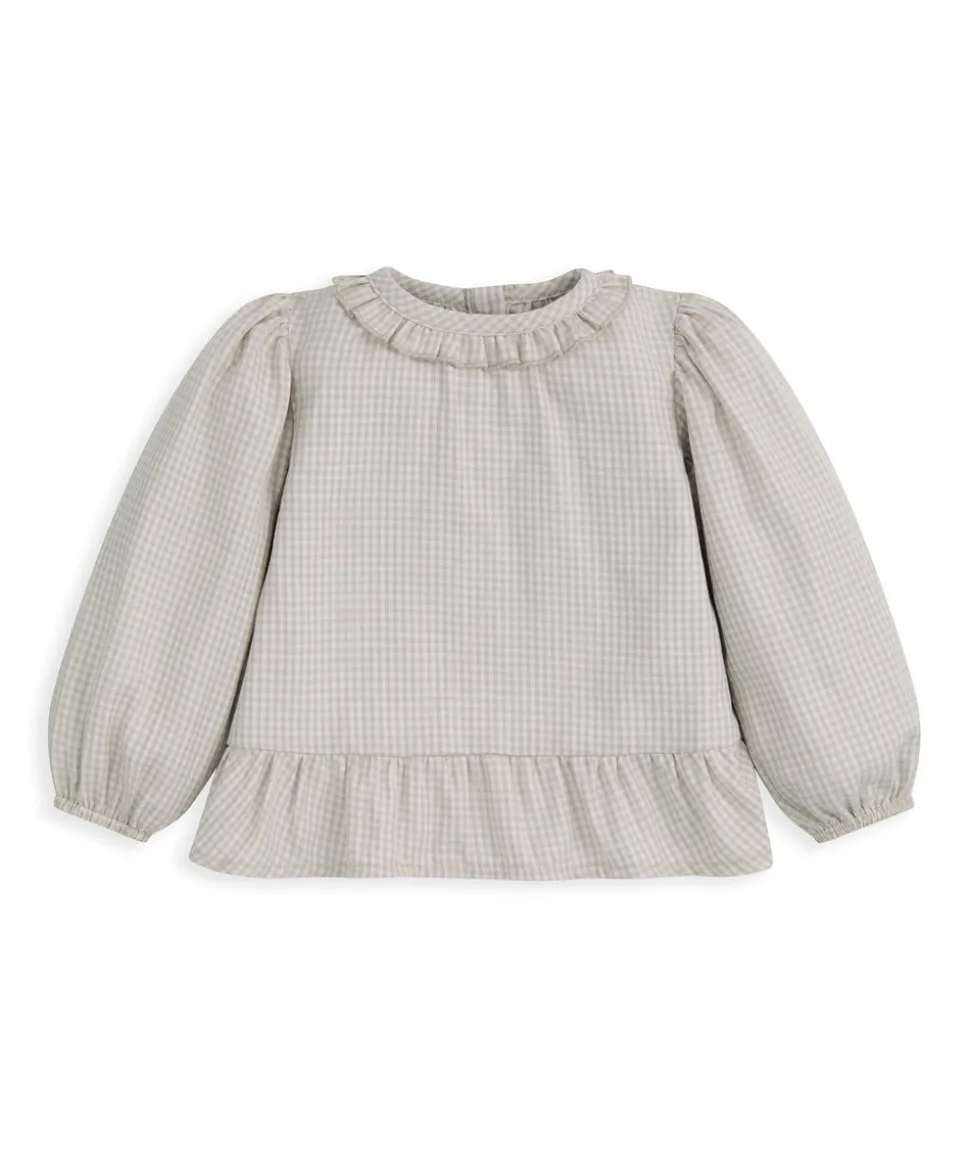 Knitted Girls Waistcoat & Top Set