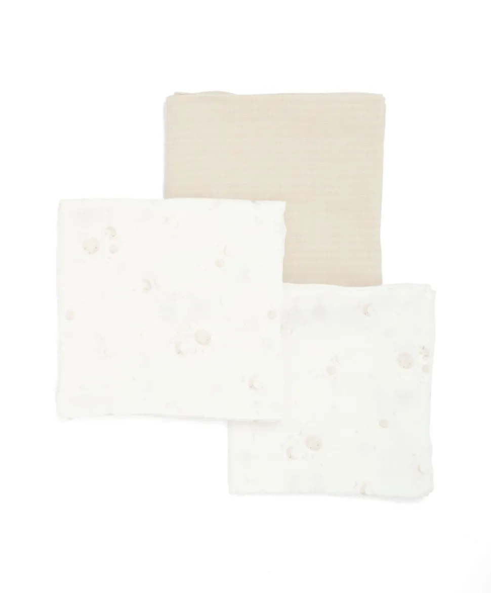 Large Muslin Squares (3 Pack) - Cosmic Sky
