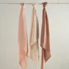 Large Muslin Squares (3 Pack) - Welcome to the World Wildflower