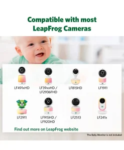 Leapfrog 7 Inch LF4917HD Pan & Tilt Monitor with Floorstand - White