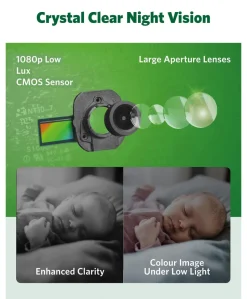 Leapfrog 7 Inch LF4917HD Pan & Tilt Monitor with Floorstand - White