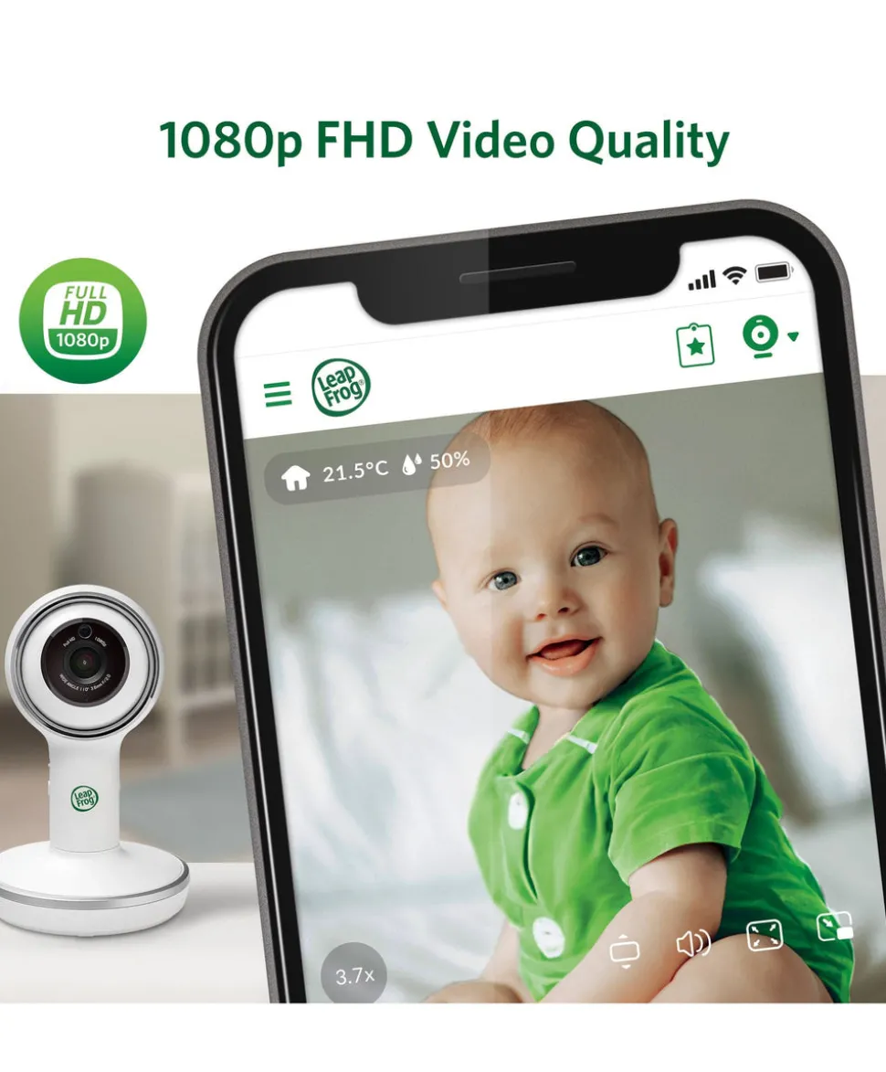 LeapFrog LF5817HD 7 Inch Over-the-Cot Smart Baby Monitor