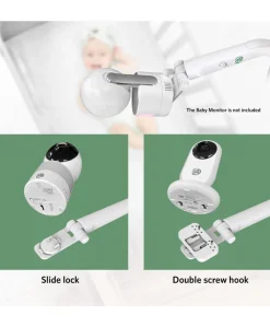 LeapFrog LF915HD 5 Inch Video Baby Monitor & Floorstand - White