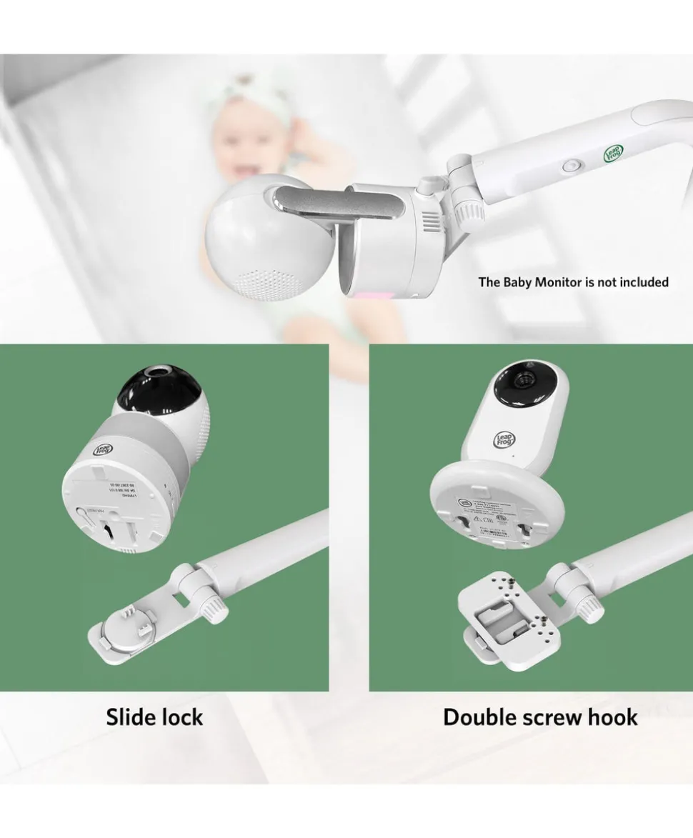 LeapFrog LF915HD 5 Inch Video Baby Monitor & Floorstand - White