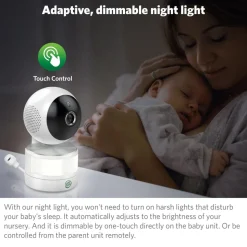 LeapFrog LF915HD 5 Inch Video Baby Monitor & Floorstand - White