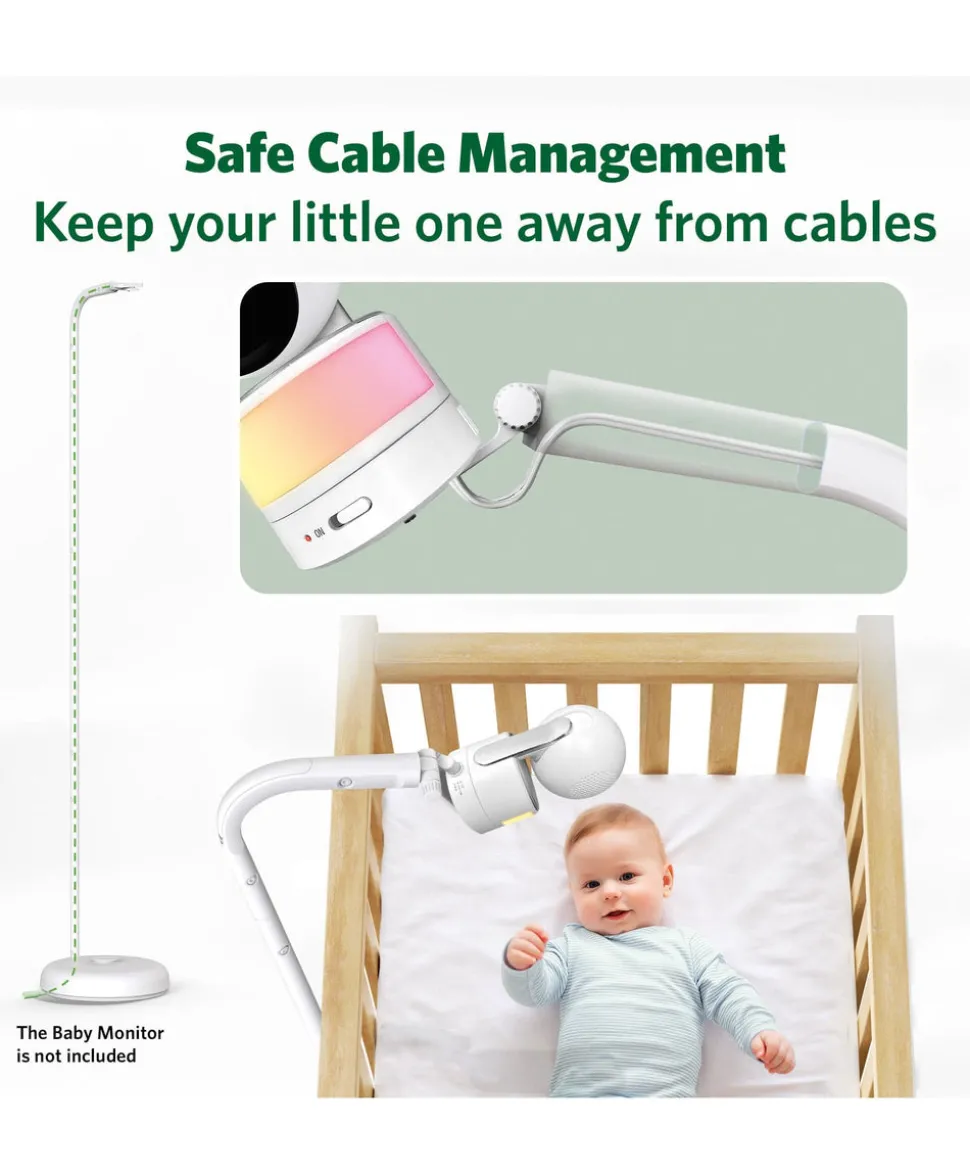LeapFrog LF915HD 5 Inch Video Baby Monitor & Floorstand - White