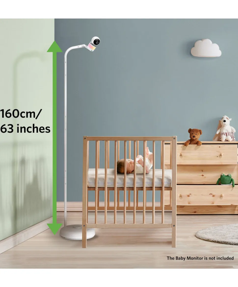 LeapFrog LF915HD 5 Inch Video Baby Monitor & Floorstand - White