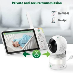 LeapFrog LF920HD 7 Inch Video Baby Monitor & Floorstand - White