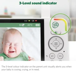 LeapFrog LF920HD 7 Inch Video Baby Monitor & Floorstand - White