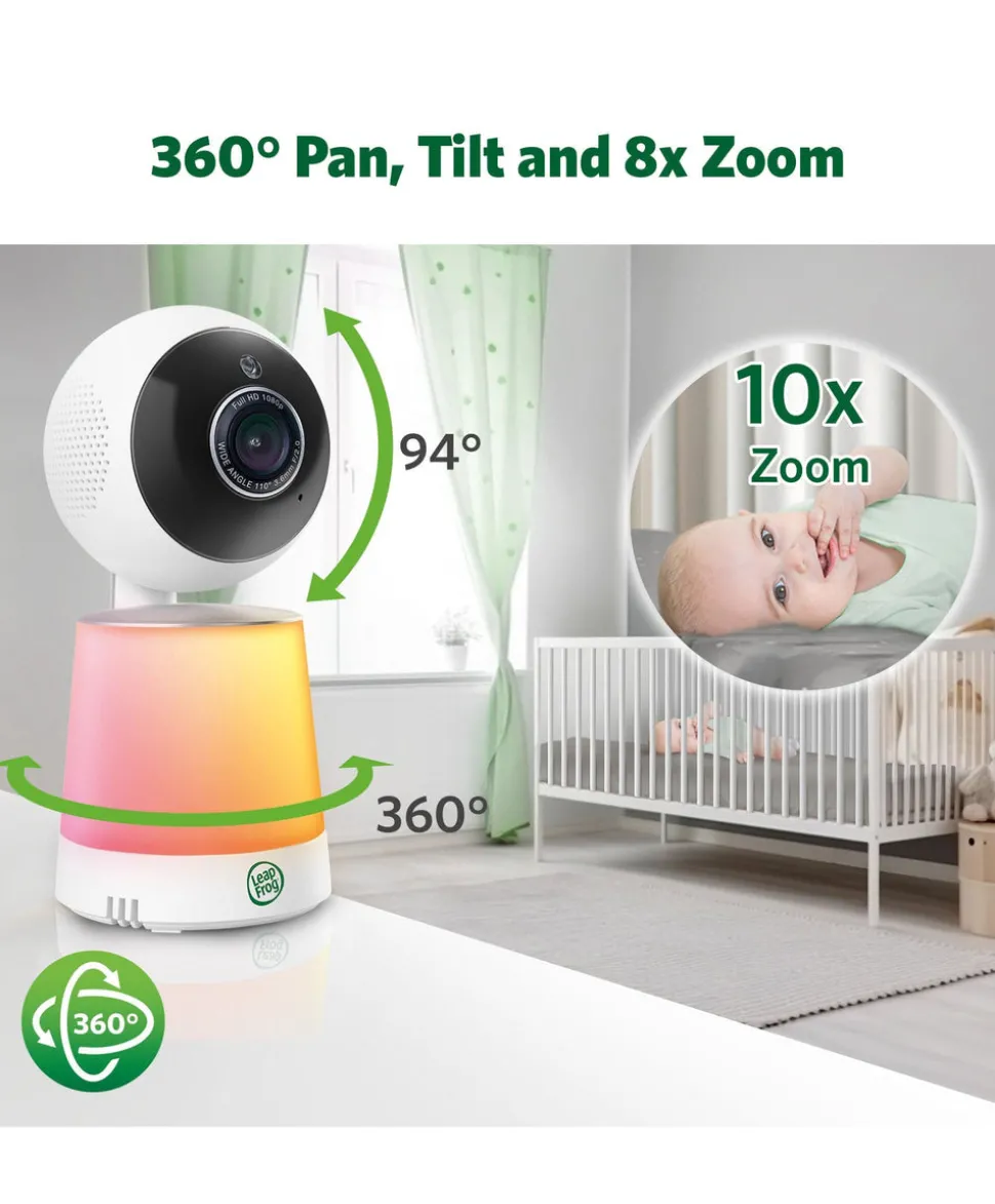 LeapFrog LF4915HD 5 Inch Wi-Fi Pan & Tilt Monitor & Floorstands