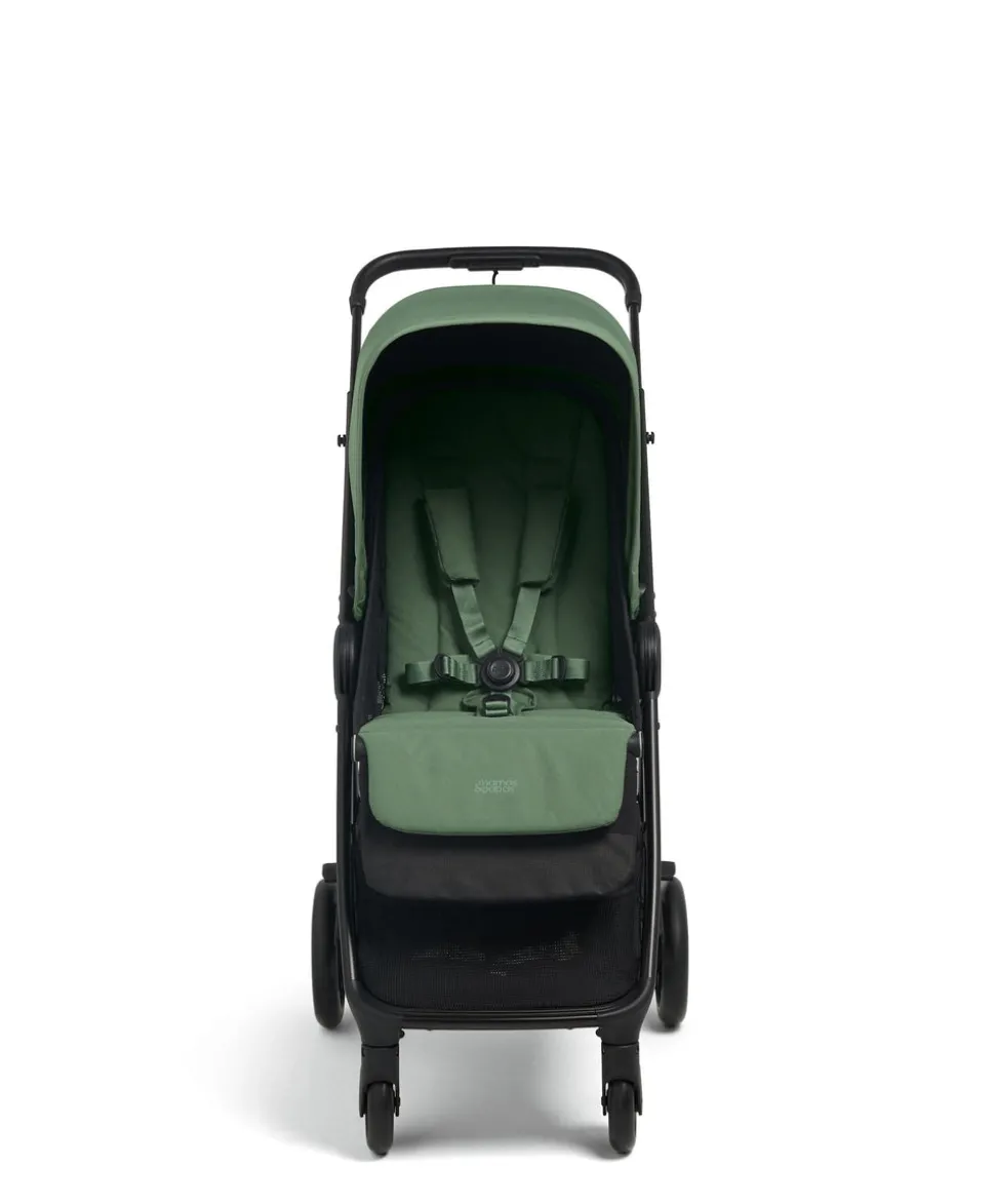 Libro Stroller Bundle with Quilted Memory Foam Liner (2 Piece)– Bay Green/Sage