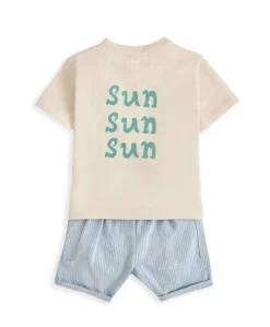 Lobster T-Shirt & Shorts Outfit Set