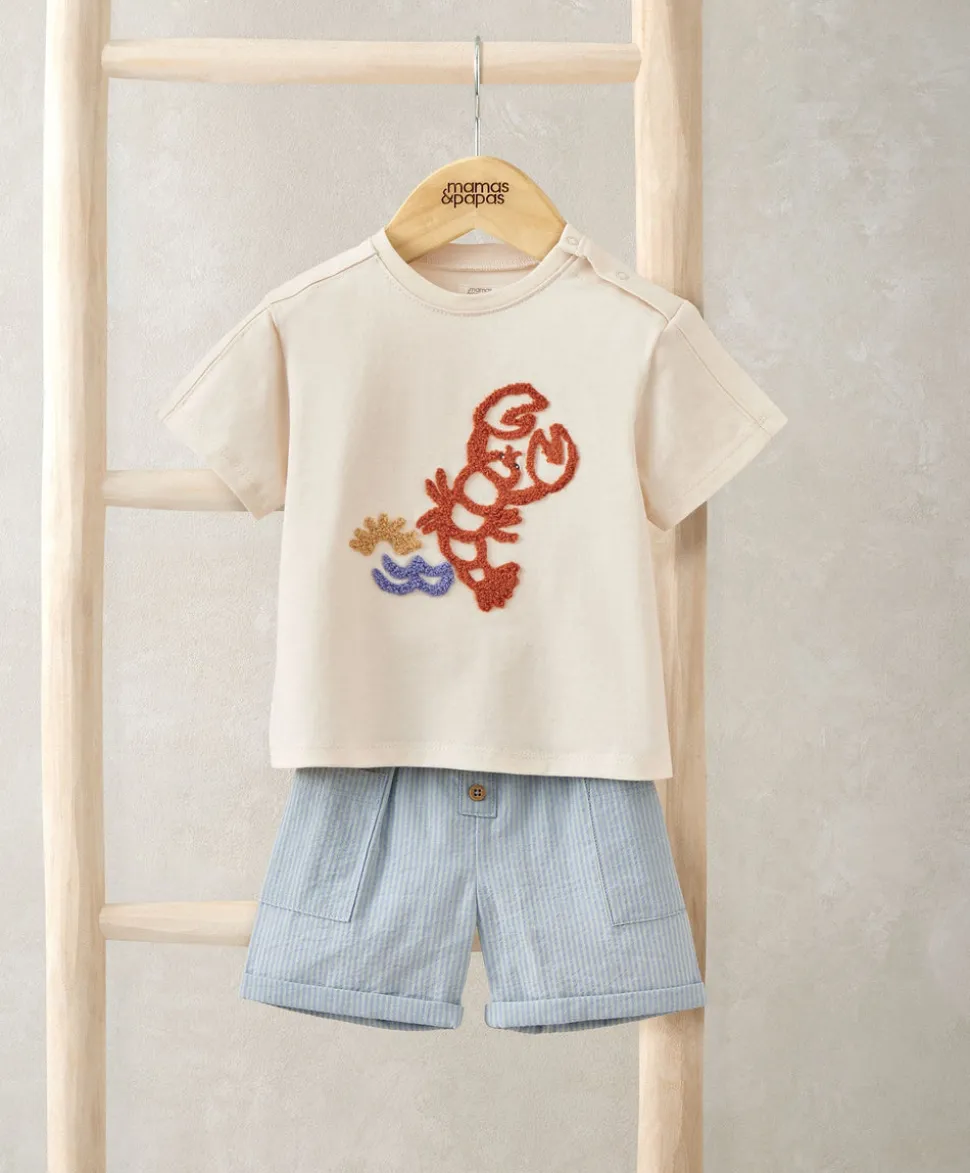 Lobster T-Shirt & Shorts Outfit Set