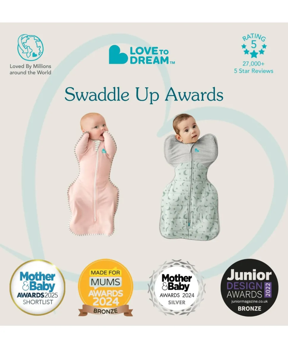 Love to Dream Swaddle (1.0 Tog) - Grey