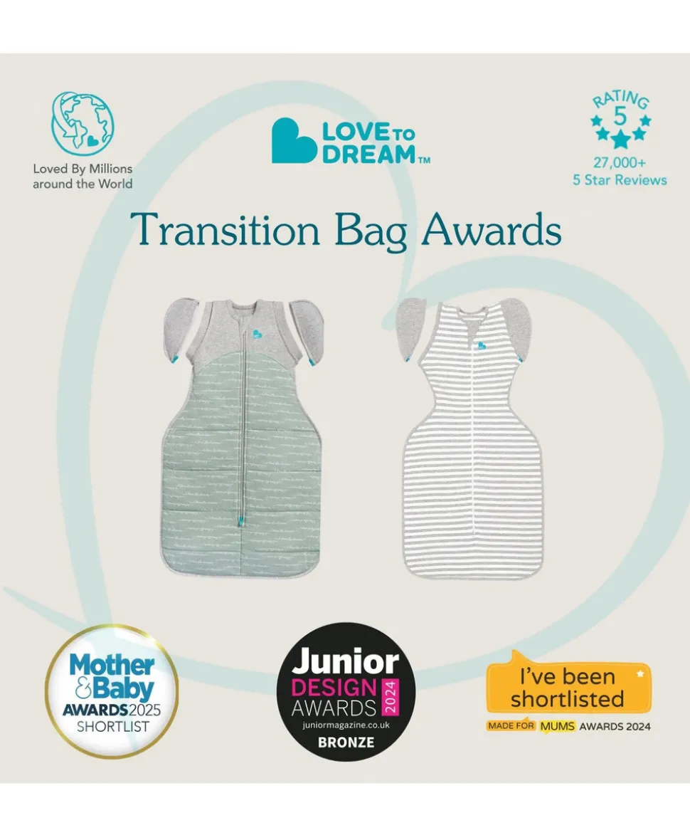Love to Dream Swaddle Up™ Transition Bag Medium/13-19lbs (1.0 Tog) - Grey