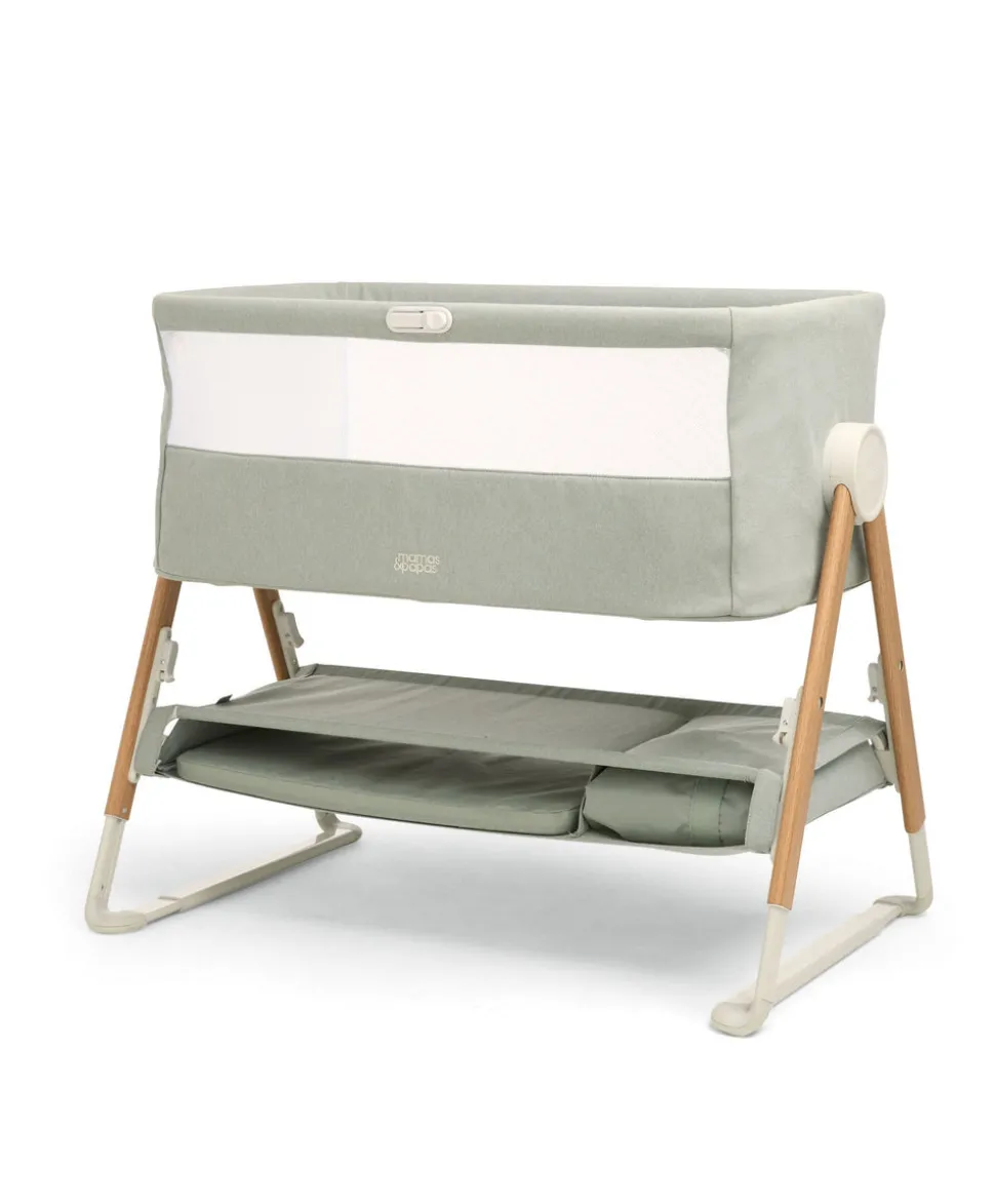 Lua Bedside Crib - Sage