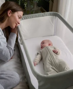 Lua Bedside Crib - Sage