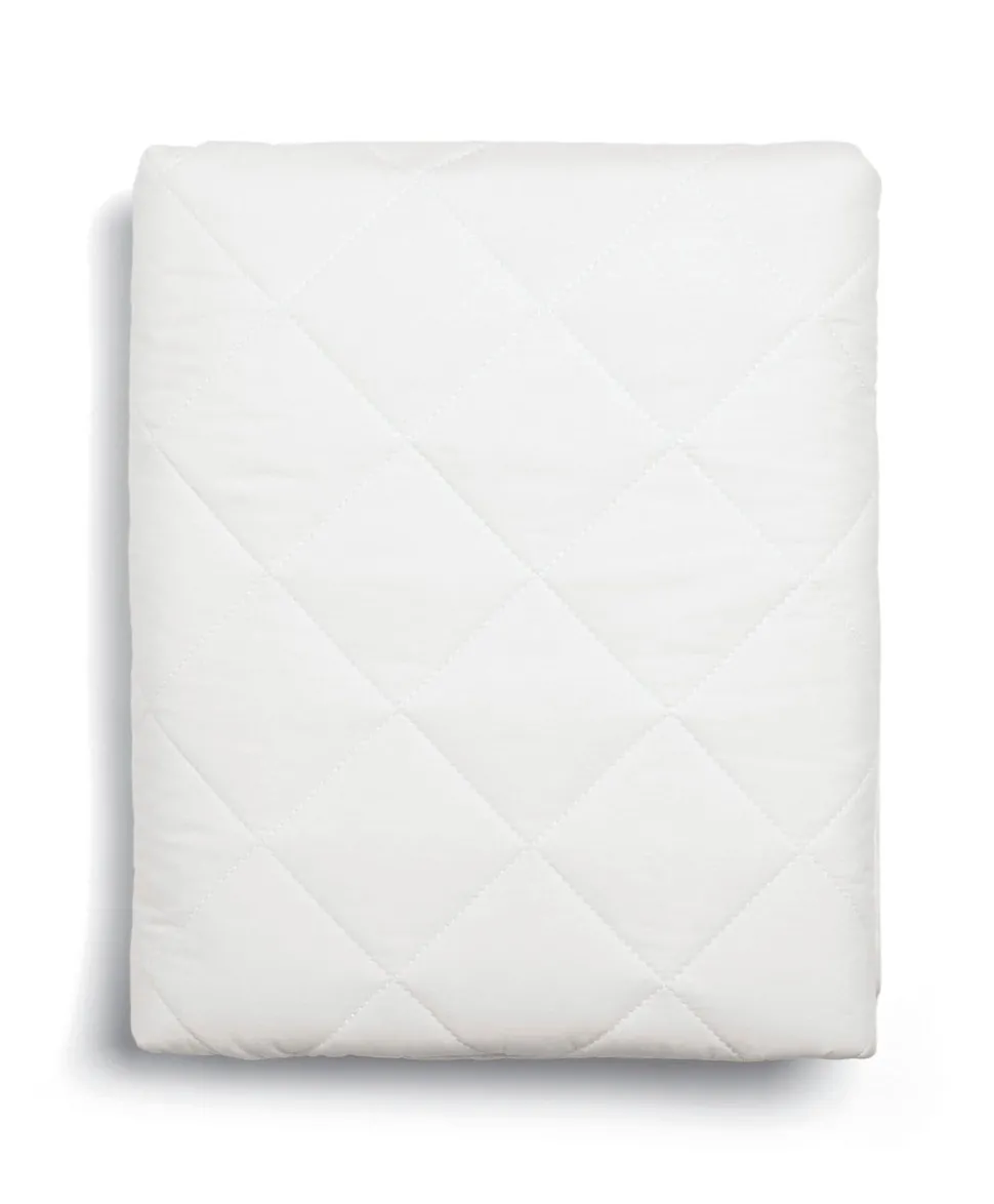 Luxury Hybrid Twin Cotbed Mattress & Anti-Allergy Quilted Mattress Protector Bundle