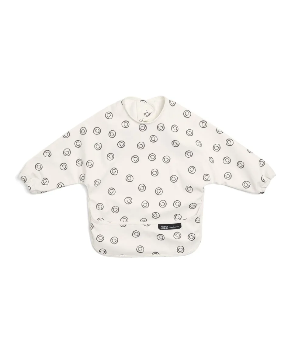 Mamas & Papas Another Fox Long Sleeved Bibs (2 Pack) Faces/Cheetah Spot