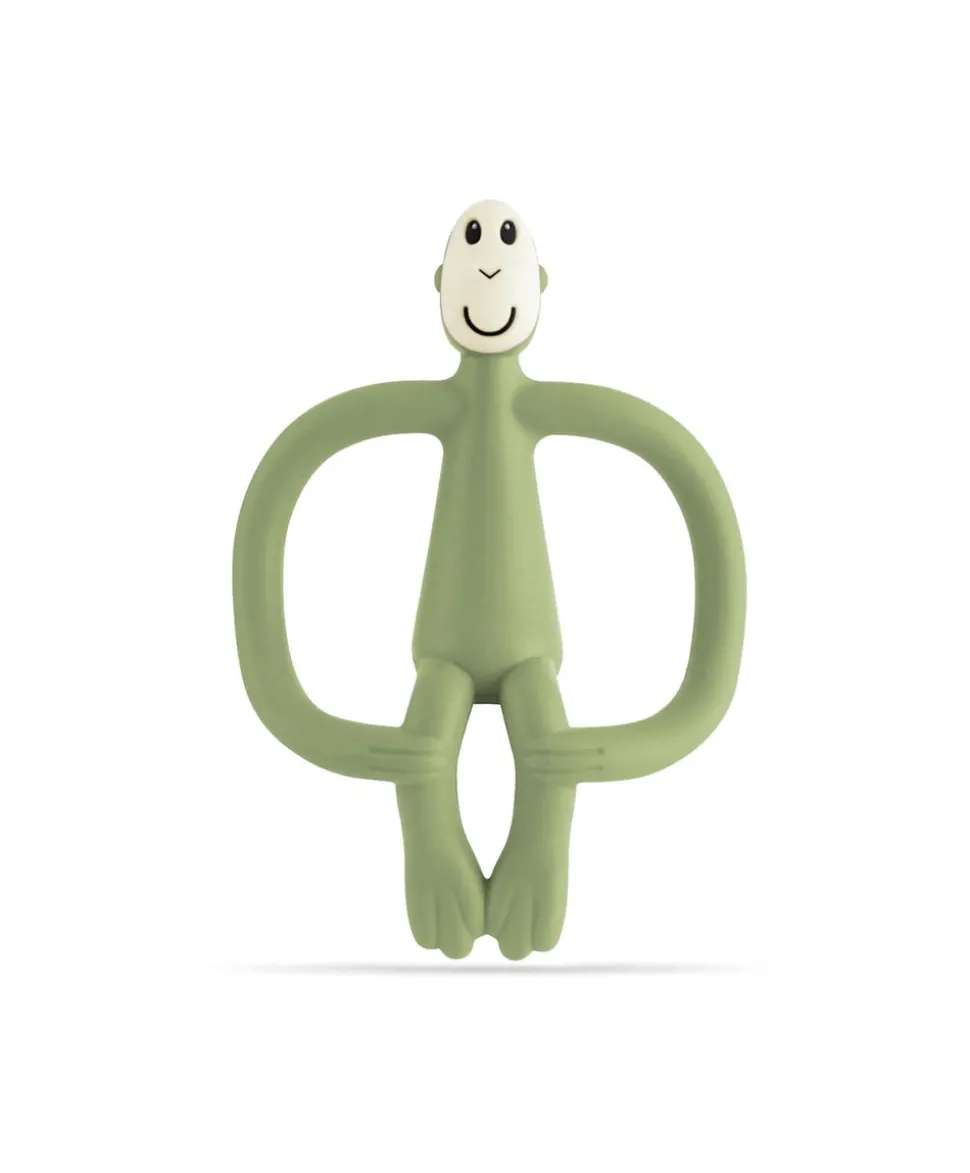 Matchstick Monkey Original Teething Toy - Olive Green