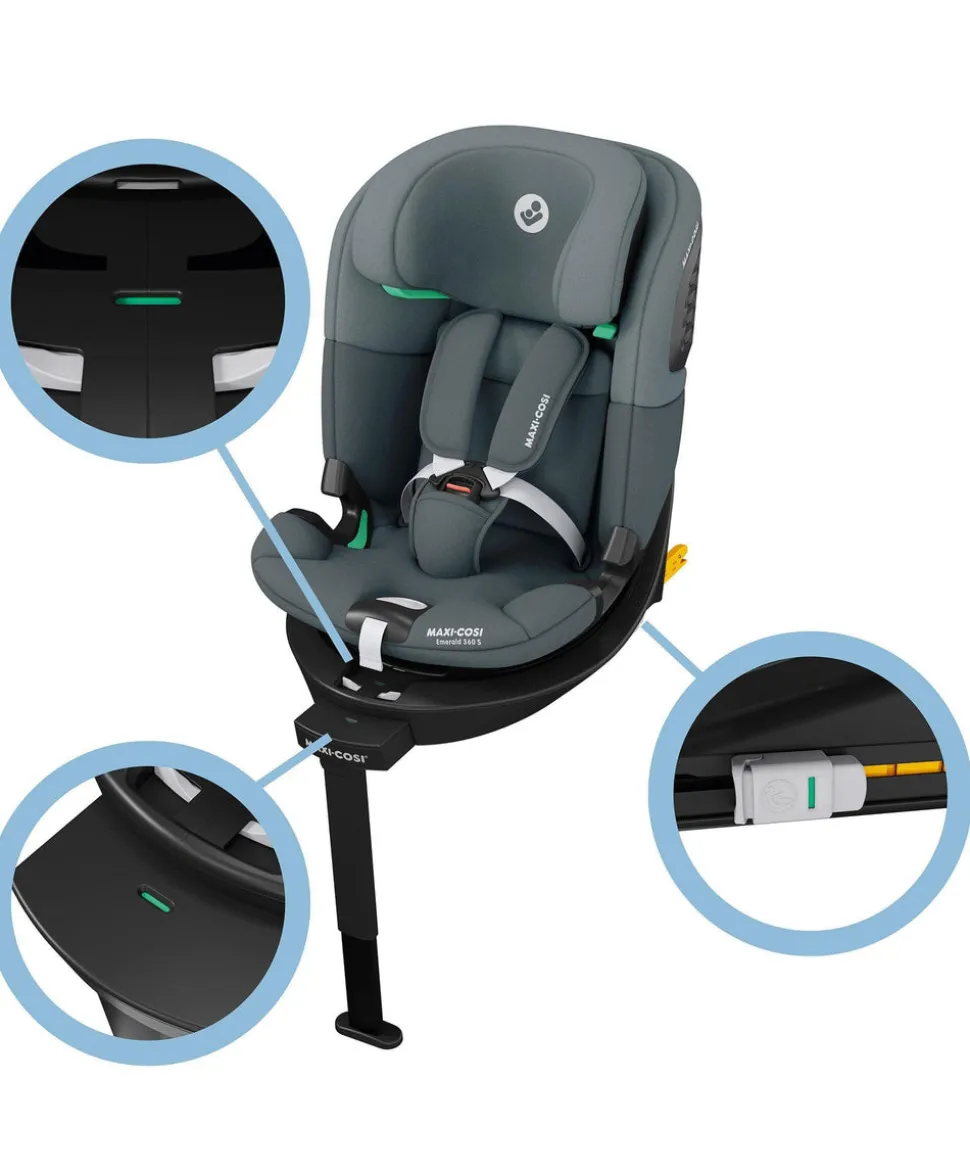Maxi-Cosi Emerald 360 S Car Seat - Tonal Graphite