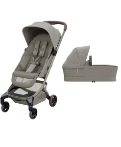 Maxi-Cosi Fame Cabin Pushchair With Carrycot & Raincover - Sapphire Sand