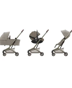 Maxi-Cosi Fame Cabin Pushchair With Carrycot & Raincover - Sapphire Sand