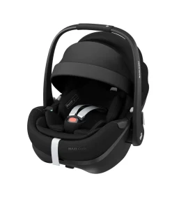 Maxi-Cosi Fame Premium Pushchair Bundle with Pebble 360 Pro 2 Car Seat & Base – Black with Black Wheels