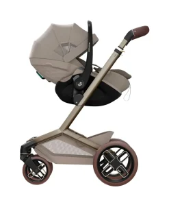 Maxi-Cosi Fame Pushchair & Carrycot with Coral Slide Pro Car Seat - Sapphire Sand