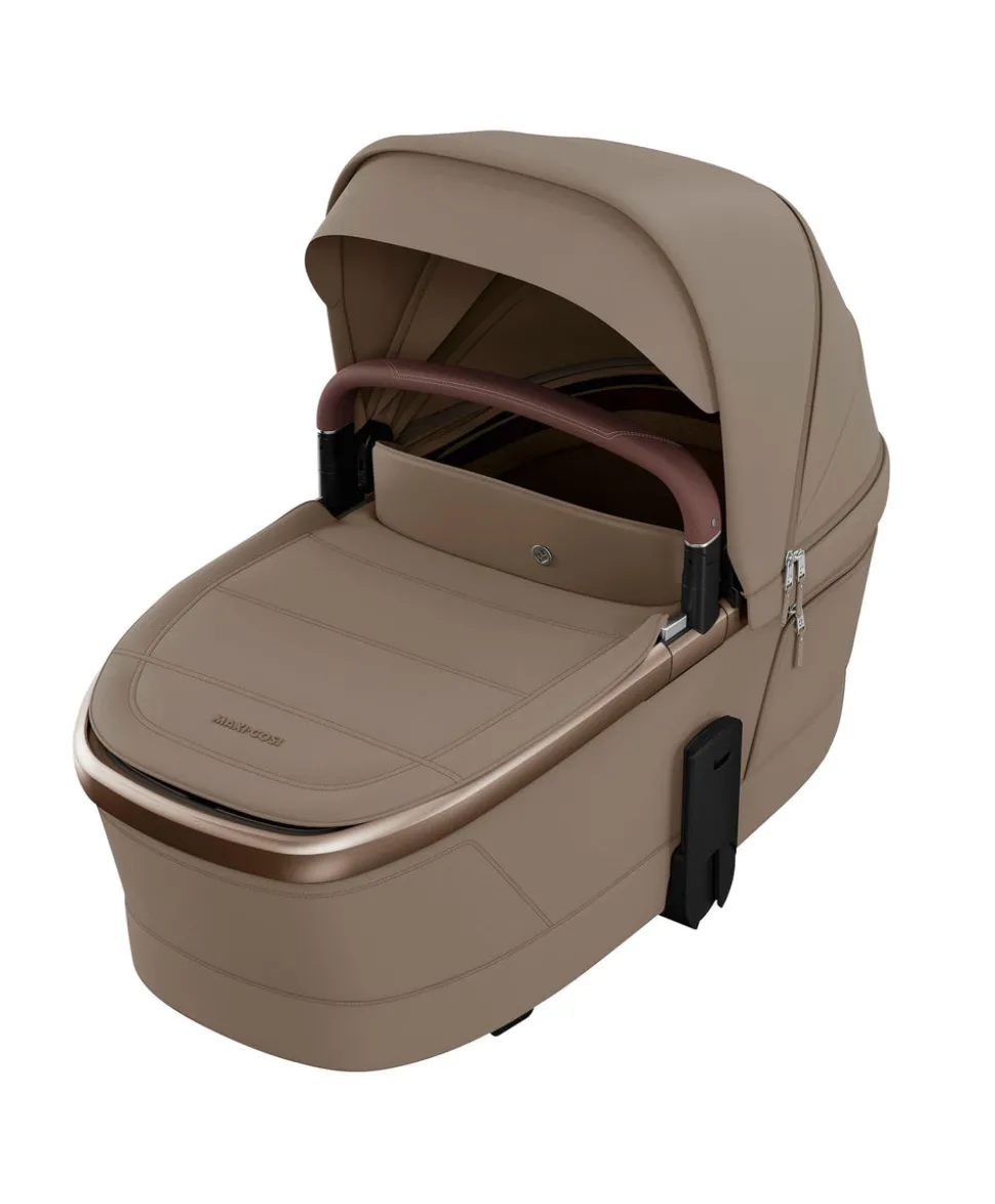 Maxi-Cosi Fame Pushchair & Carrycot with Coral Slide Pro Car Seat - Oak Truffle