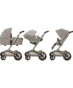 Maxi-Cosi Fame Ultimate Pushchair Bundle with Maxi-Cosi Pebble Pro & Maxi-Cosi Pearl XL Slide Pro Car Seat (10 Pieces) - Sapphire Sand