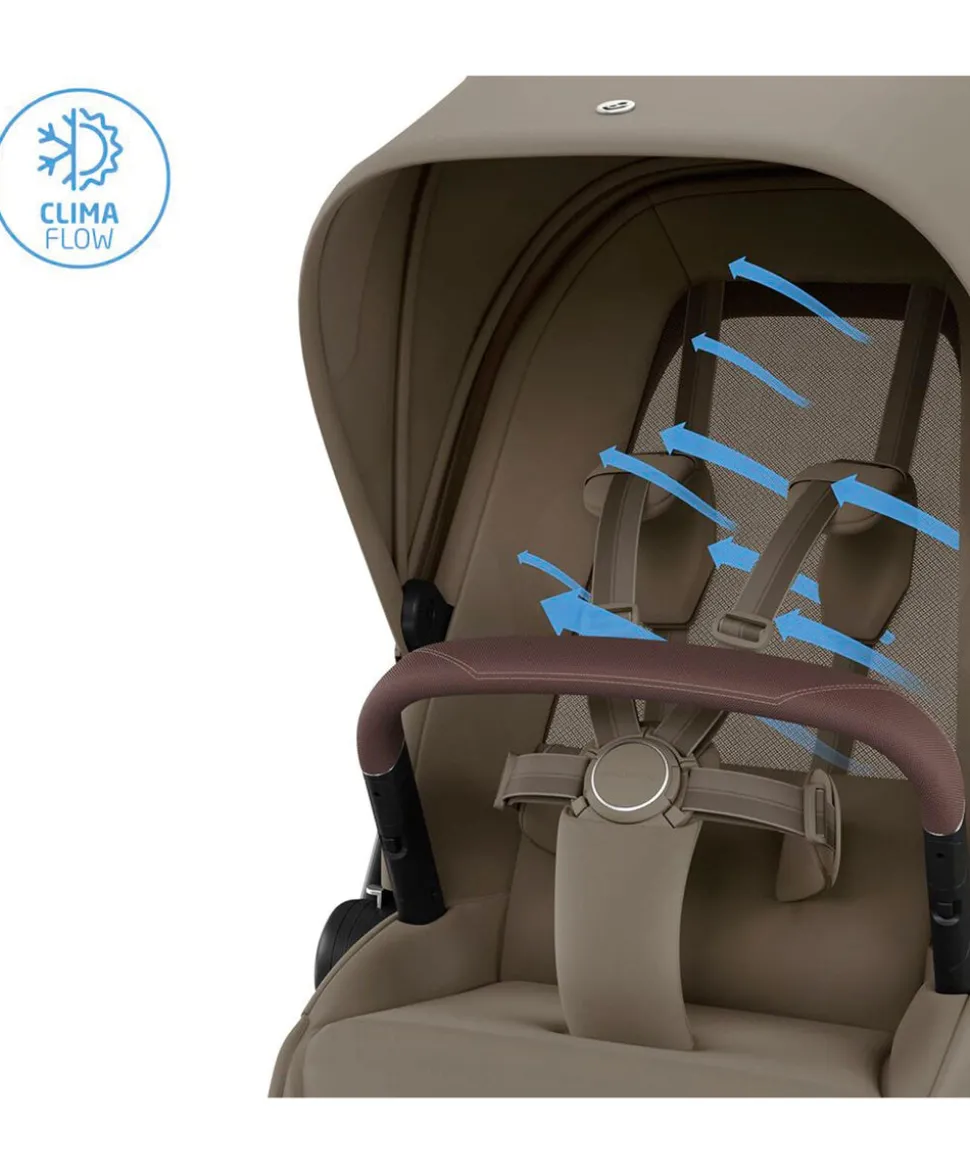 Maxi-Cosi Fame Ultimate Pushchair Bundle with Maxi-Cosi Pebble Pro & Maxi-Cosi Pearl XL Slide Pro Car Seat - Oak Truffle