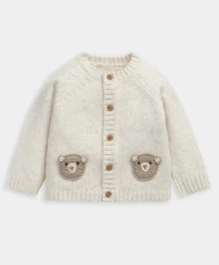 Me and You Bear Cardigan and Leggings Outfit Set