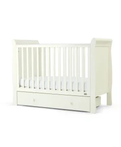 Mia Baby Cot - Off-White