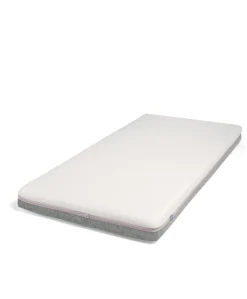 Mia Cotbed & Luxury Hybrid Twin Mattress Bundle - Off-White