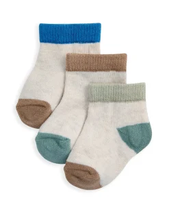 Mixed Colour Socks (Pack of 3)