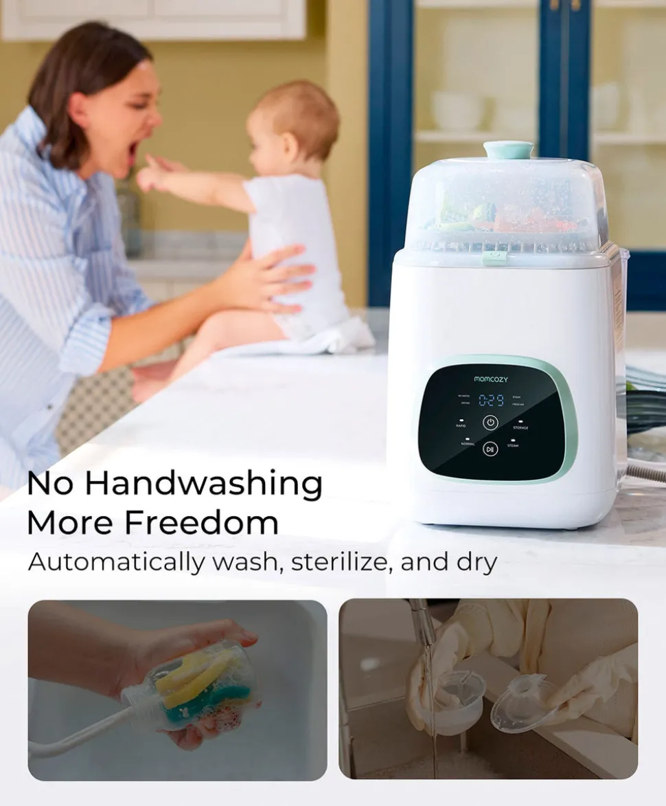 Momcozy KleanPal Pro Baby Bottle Washer - Sterilizer