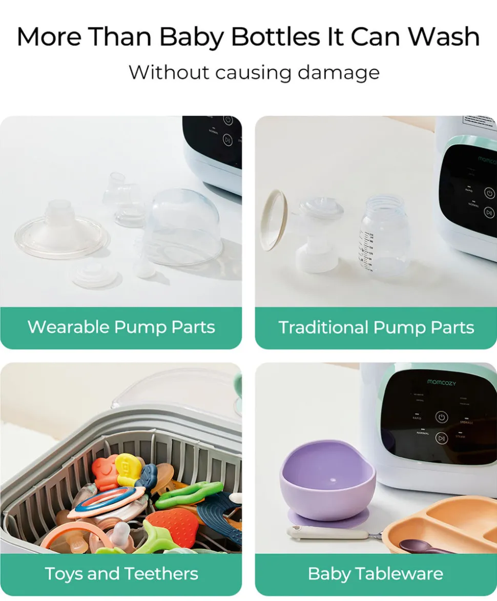 Momcozy KleanPal Pro Baby Bottle Washer - Sterilizer