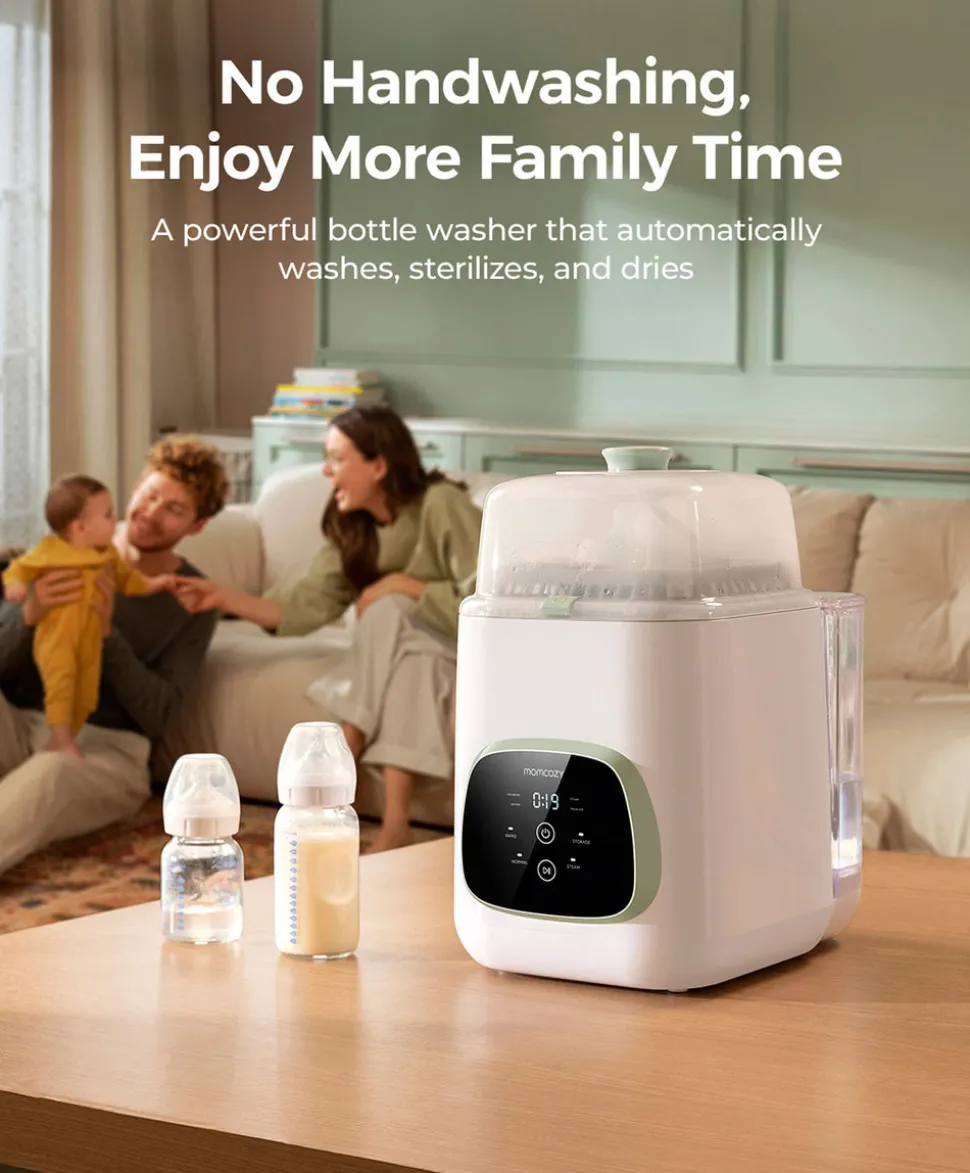 Momcozy KleanPal Pro Baby Bottle Washer - Sterilizer
