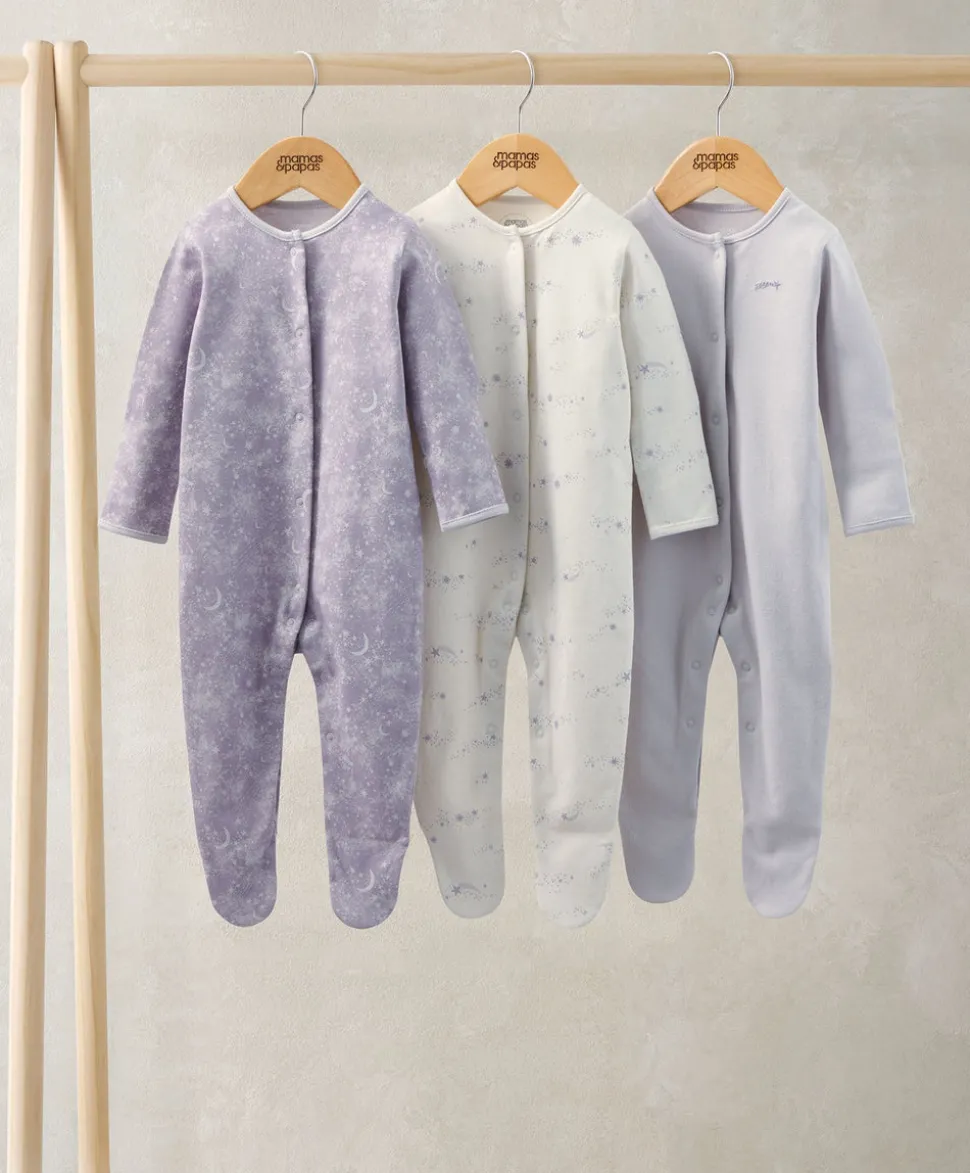 Mystical Stargazing Sleepsuits (Pack of 3)