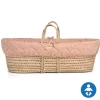 Newborn Swaddle and Moses Basket Bundle (3 Pieces) - Wildflower