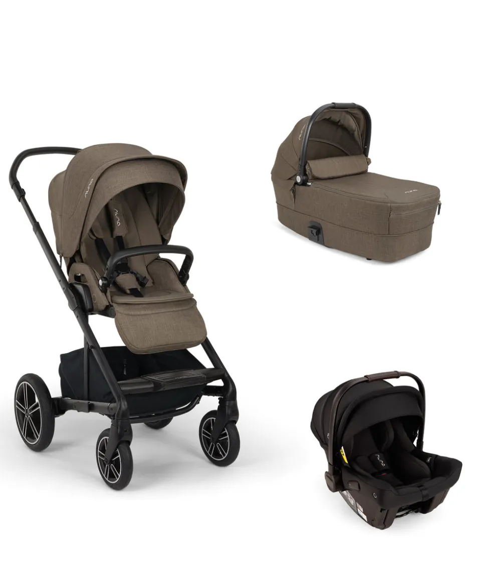 Nuna Mixx Next Pushchair Bundle with Nuna PIPA Urbn Car Seat - Pistachio