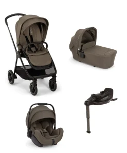 Nuna Triv Next Pushchair Bundle with Arra Flex Car Seat & Base - Pistachio