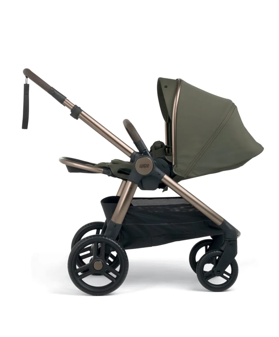 Ocarro 2 Complete Pushchair Bundle with Cybex Aton B2 i-Size Baby Car Seat (8 Pieces) – Evergreen