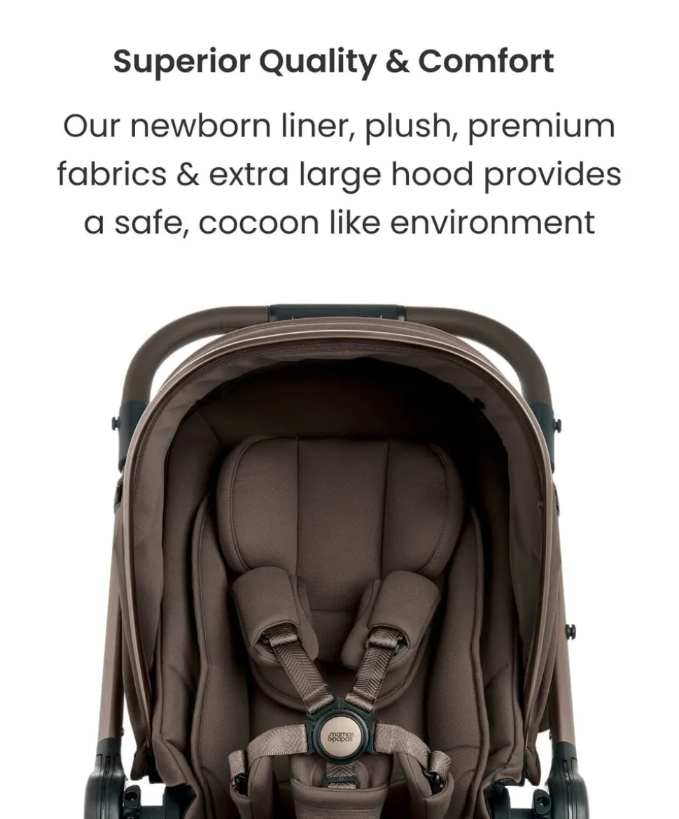 Ocarro 2 Complete Pushchair Bundle with Maxi-Cosi Pebble 360 Pro² Car Seat & Base (9 Pieces) - Crema