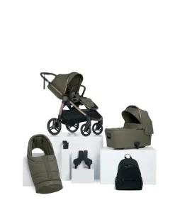 Ocarro 2 Essential Pushchair Bundle (6 Pieces) - Evergreen