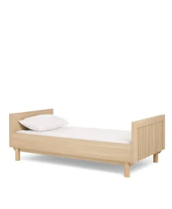 Oska Cotbed & Luxury Hybrid Twin Cotbed Mattress Bundle - Oak