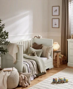 Oxford Cotbed & Premium Pocket Spring Mattress Bundle - Off-White